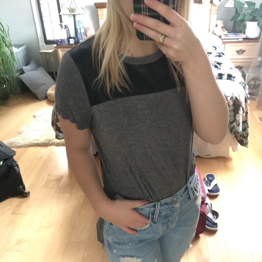 Wilfred Free Leather Detail Top